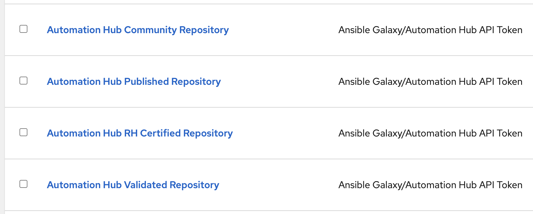 Update Controller Credentials for Private Automation Hub Repositories