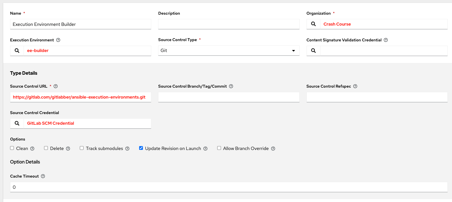 Create Controller Project